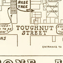 Vintage Map of Tombstone, Arizona 1962