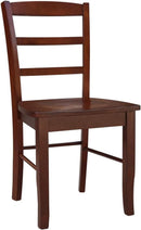 International Concepts Madrid Ladder Back Chair Espresso