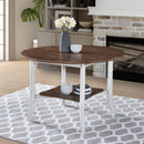 WOODHOMER Round Dining Furniture Set 1Table with 4 chairs