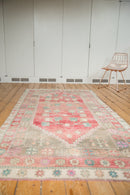 4.5x9.5 Vintage Distressed Oushak Rug Runner