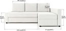 Friheten Slipcover Pink Snug Fit For Ikea Friheten Chaise