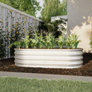 Galvanized Raised Garden Bed Kit for Vegetables, Flowers & Herbs, Rust-Resistant, Easy Assembly