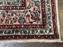 Palace Size Persian Rug 10 x 21 ft, Antique Hamadan Bibikabad Carpet, Handmade Antique Wool Oversized Rug, Ivory, Semi Open Field