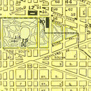 Vintage Map of Washington, DC 1899