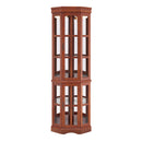 Corner Curio Cabinet With 5 Shelves And Lighting System (E26 Light Bulb Not Included)