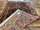 Karastan Rug 5.9 x 9 Red Sarouk Rug