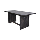 70.87' Farmhouse Large Dining Table for 6-8 People,  Rectangular Wood Dining Table, Rustic Kitchen Dinner Table with X Solid Legs for Dining Room & Living Room,  Gray