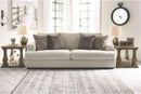 Soletren Premium Chenille Queen Sofa Sleeper White