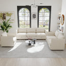 Modular Sectional Sofa, Convertible Sofa Seat With Storage, Sets Including Three seater Sofa & Couches,Loveseat and Single Chair (1+2+3 Seat) for Living Room