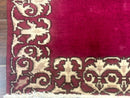 Red Persian Kerman Runner Rug 3x16