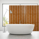 Outdoor & Indoor Privacy Screen Metal Privacy Screen 76' H×48' W, Freestanding Decorative Privacy Screen for Deck Balcony Patio, Privacy Fence Panels for Outside Lawn Garden PS112 BROWN