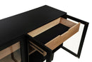 Middleton 4-door Sideboard Server with Dual Drawers Black