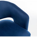 Swivel Barrel Chair, Velvet Accent Armchair 360 Degree Swivel Club Chair for Living Room Bedroom Reception Room
