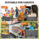 PORTABLE 400L Collapsible Wagon, Folding Wagon Cart , Beach Wagon with Big Wheels, 450LB Heavy Duty Foldable Wagon, Large Capacity Wagon for Camping, Sports, Garden, Baseball