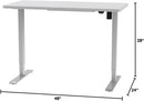 Electric Height Adjustable Standing Desk 48x24 Inches