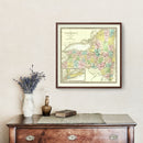 Vintage Map of New York 1836