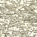 Vintage Map of New York 1844