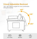 Black Velvet Sleeper Sofa With Adjustable Backrest