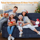 Blue Loveseat Recliner Sofa With Flip Backrest Manual