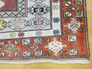 4x8 Turkish Rug - Turkish Oriental Carpet - Tribal Rug - Talesh Rug - Hand Knotted Wool Area Rug 4' 4" x 7' 6" Bedroom Rug Vintage