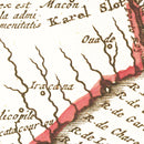 Vintage Map of South Carolina 1706