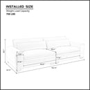 104.72" Mid-Century Sofa Couch Modern Upholstered Couch for Livingroom,Bedroom, Apartment, Home Office GREEN