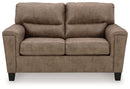 Navi - 3 Pc. - Sofa, Loveseat, Rocker Recliner - Fossil