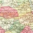 Vintage Map of Texas 1861