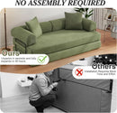 78.5 Inch Convertible Folding Sofa Bed with Versatility