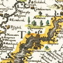Vintage Map of Virginia 1627