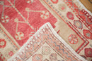 2x4.5 Vintage Distressed Oushak Rug Runner