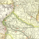 Vintage Map of Washington 1917