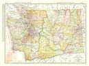 Vintage Map of Washington 1917
