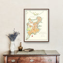 Vintage Map of Boston, Massachusetts 1775