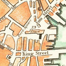 Vintage Map of Boston, Massachusetts 1775