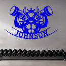 Weight-Lifting Bull Name Sign