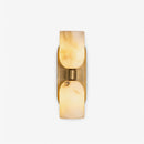 Solenne Alabaster Twin Beam Wall Sconce