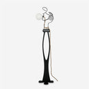 Aveline Muse Sculptural Globe Floor Lamp