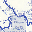 Vintage Yellowstone National Park Map 1930