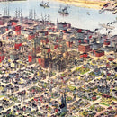 Vintage Map of Portland, Oregon 1890