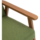 Mid-Century Modern Solid Loveseat Sofa Upholstered Linen Loveseat, 2-Seat Upholstered Loveseat Sofa Modern Couch