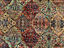 Karastan Rug 8.8 x 10.6, Multicolor Panel Kirman Rug