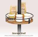 Round Industria lBar Table Set Two With Integrated LED Illumination