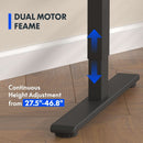 79 Inch Dual Motor Standing Desk With Memory Controller