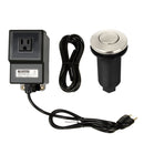 Single Outlet Copper Garbage Disposal Kitchen Air Switch Kit