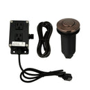 Dual Outlet Copper Garbage Disposal Kitchen Air Switch Kit