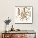 Vintage Map of Houston, Texas 1895