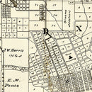Vintage Map of Austin, Texas 1891