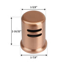 Copper Kitchen Dishwasher Air Gap Cap