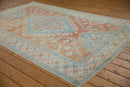 6x10 Vintage Distressed Oushak Carpet
